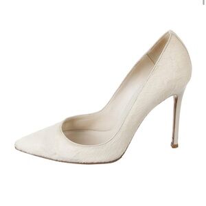 Gianvito Rossi Pony Hair Pointed Heels